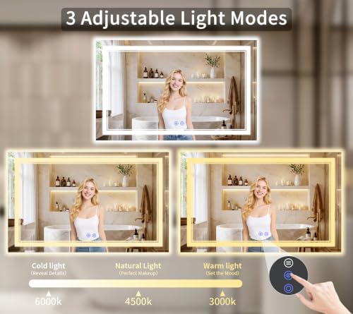 40"x48" LED Bathroom Mirror - Image 3
