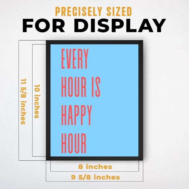 InkFlow Posters Every Hour Happy Hour Canvas Poster - Image 3