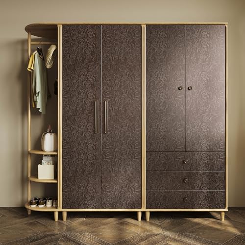 Abyssaly Brown Peel and Stick Wallpaper 15.7" x 393.7" Vintage Embossed - Image 5