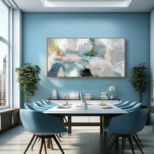 Kureful Abstract Oil Painting/Green Wall Decor/Artwork - Image 4