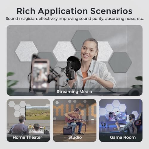 Self-Adhesive Acoustic Panels, 2nd Generation Sound Absorbing Panel, - Image 6
