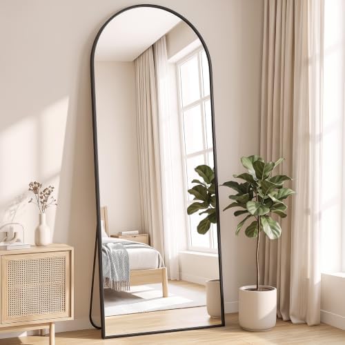 NEWBULIG Arched Full Length Floor Mirror 68"x26", Body Standing Mirror by NEWBULIG