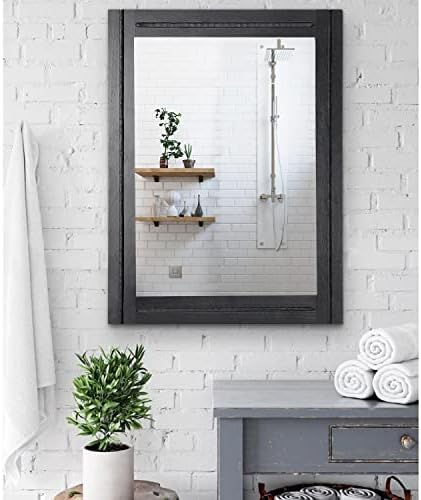 AAZZKANG Wood Framed Mirror Rectangular Mirrors - Image 4
