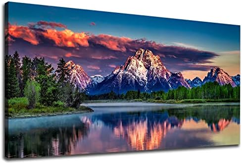 Sunset Landscape Canvas Wall Art by TigeridgeArt