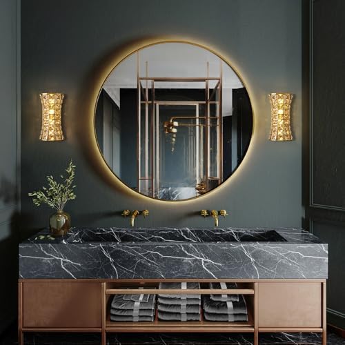 Crystal Wall Sconces, Modern Wall Light Fixtures - Image 2