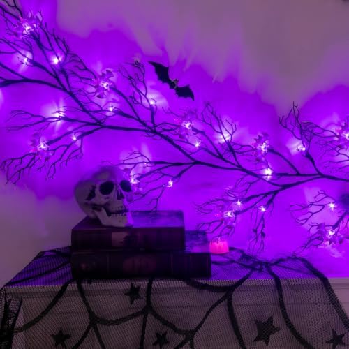 9 Ft Halloween Decor Vine with 45 LED Lights, Adjustable Shape - Image 2