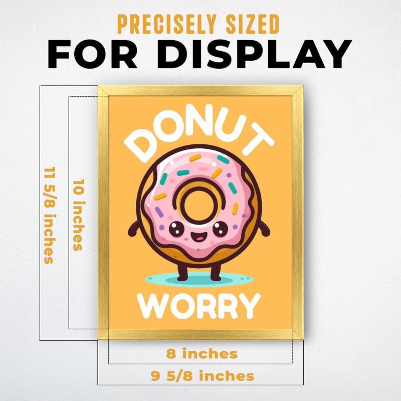 InkFlow Posters Donut Worry Canvas Poster - Image 3