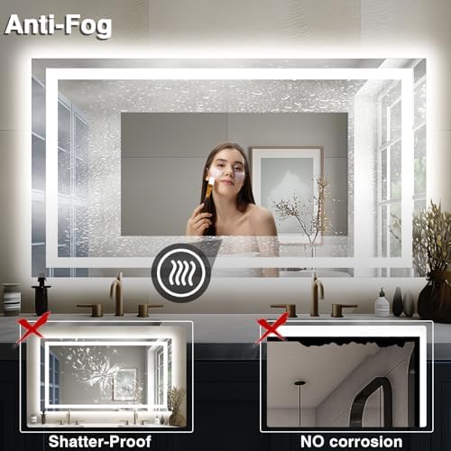 EchosLife 55"x30" LED Bathroom Mirrors - Image 6