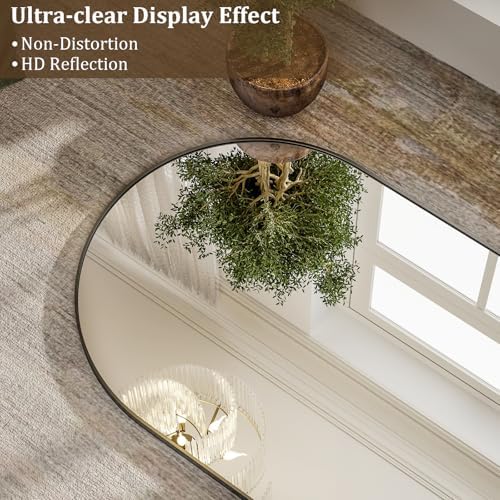 HARRITPURE 76"x34" Arched Full Length Mirror - Image 3