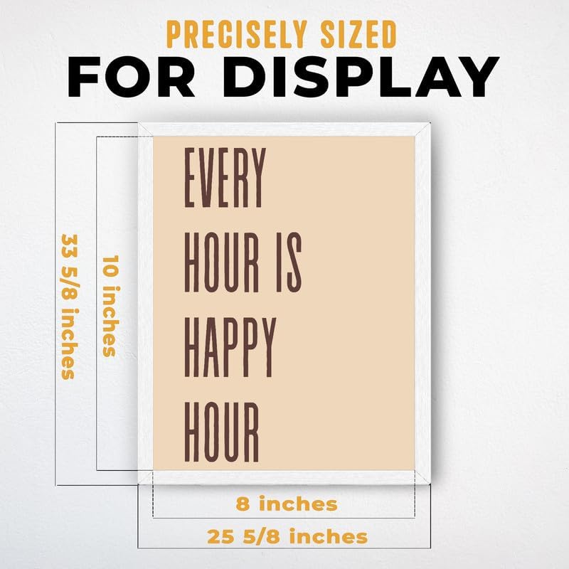 InkFlow Posters Every Hour Happy Hour Canvas Poster - Image 3