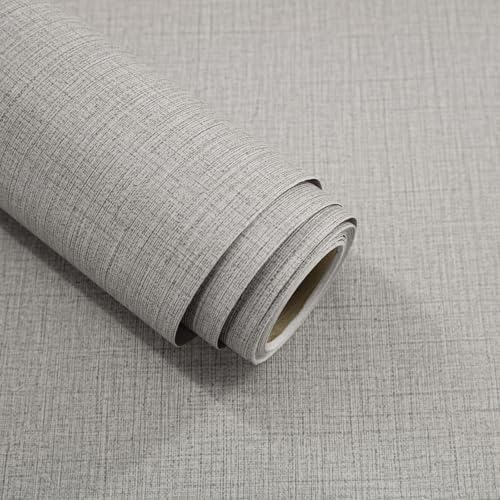 Grasscloth Peel and Stick Wallpaper Textured Contact Paper 15.7in x 118.1in by lenify