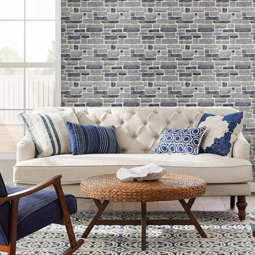 COMSTICKC 3D Peel and Stick Faux Stone Wall Panels - Image 2