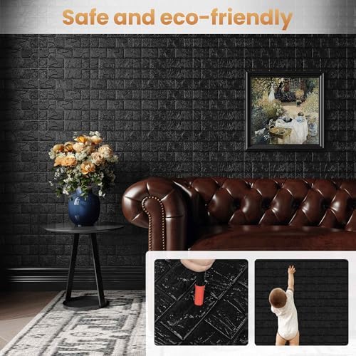 Faux Brick Wall Panels Peel and Stick Tile - Image 3