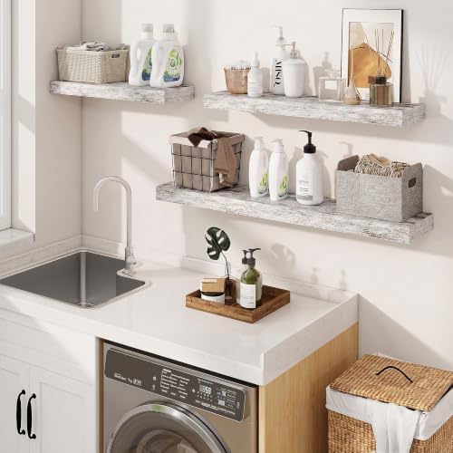 Floating Shelves for Wall, Wall Mounted Wood Shelves - Image 5