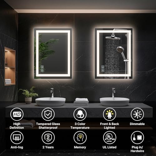 32”x24“ LED Bathroom Mirror - Image 2