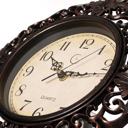 Clockswise 11" Classic Round Decorative Hanging Wall Clock - Image 6