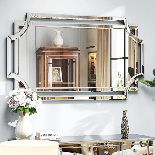 Chende 32" x 47" Large Living Room Wall Mirror - Image 5