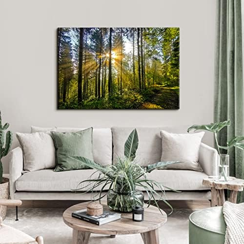 Large Forest Landscape Wall Art - Image 6