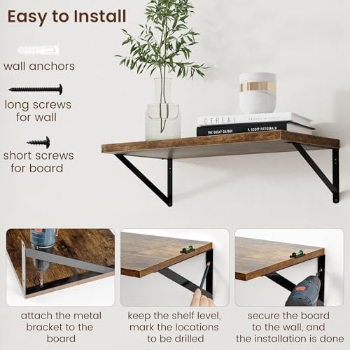 Axeman 12 Inch Deep Floating Shelves - Image 6