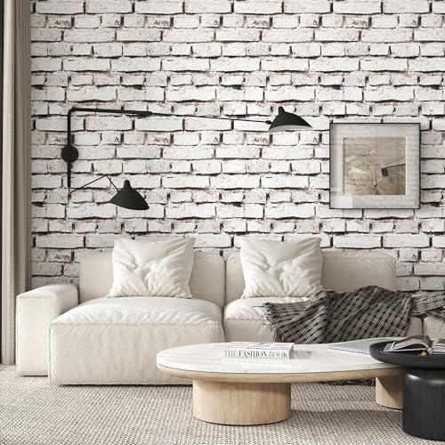 tiltil Brick Peel and Stick Wallpaper Faux Brick Wallpaper 17.7" × 197" - Image 6