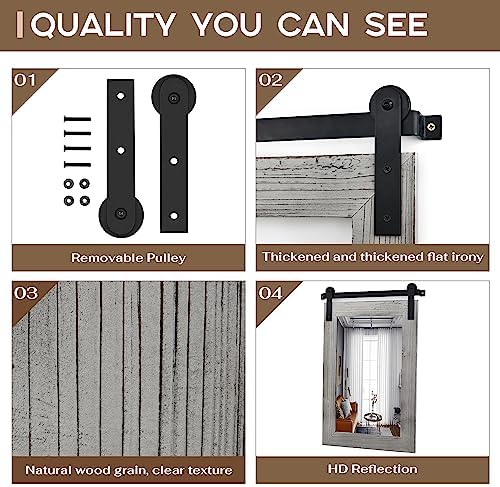 COGOOD Farmhouse Bathroom Mirrors - Image 5