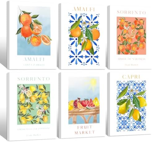 Baccone Fruit Wall Art Kitchen Artwork Wall Decor Fruit Market Prints Poster by Baccone