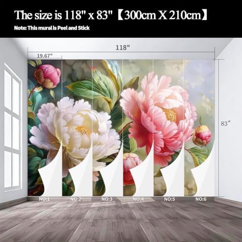 Realistic and Dreamy Digital Art, Blooming Peony Flowers, Illustration Style - Image 3
