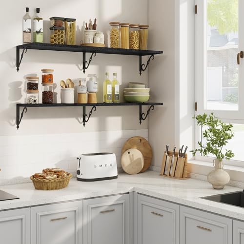 RICHFOCUS 12 Inch Deep Floating Shelves - Image 2