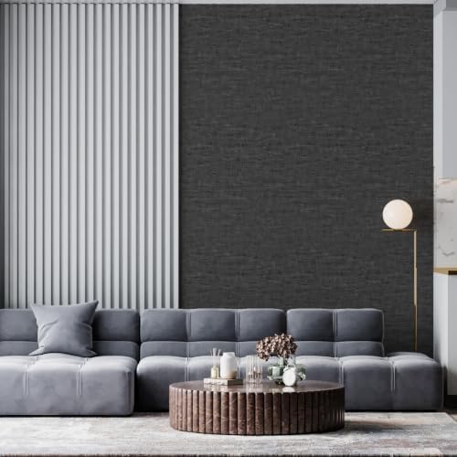 Dark Gray Modern Concrete Wallpaper Peel and Stick Contact Paper 15.7"x118" - Image 5