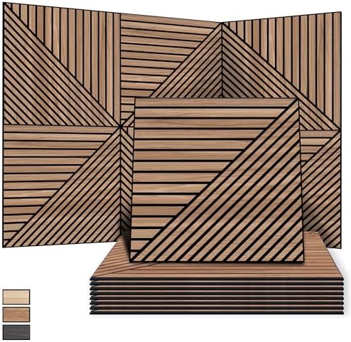 WoveN SounD Acoustic Wall Panels, 8 Pack, 23.6x23.6 in by WovenSound
