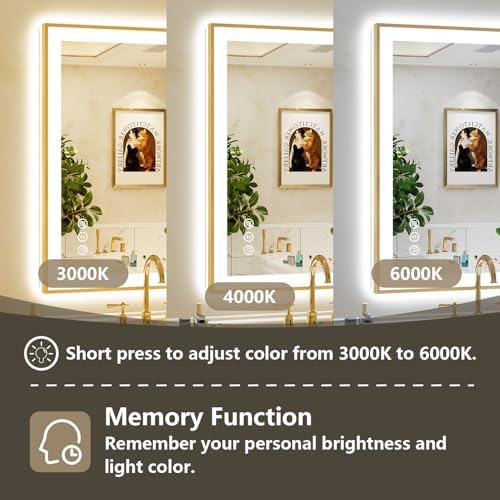40x36 LED Bathroom Mirror with Lights - Image 5