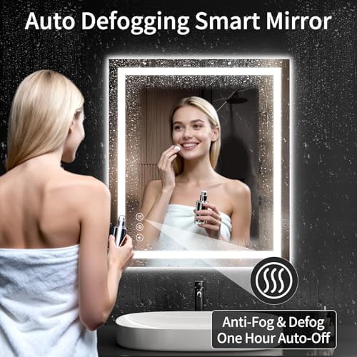 LED Bathroom Mirrors 30"x34" Bathroom Mirror - Image 3