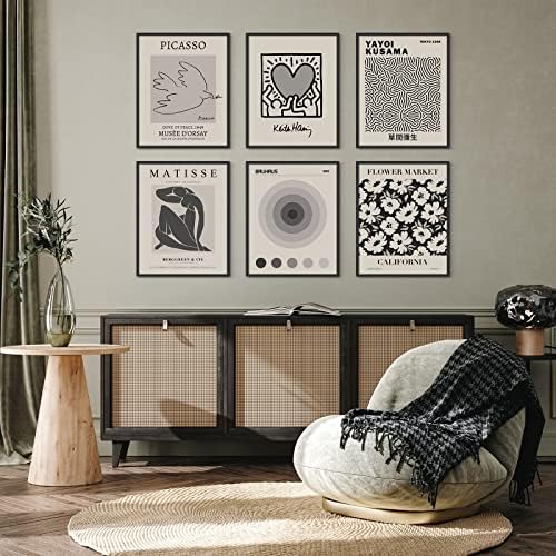 Habseligkeit Gray Master Wall Art Prints, Abstract Matisse Wall Art Exhibition - Image 4