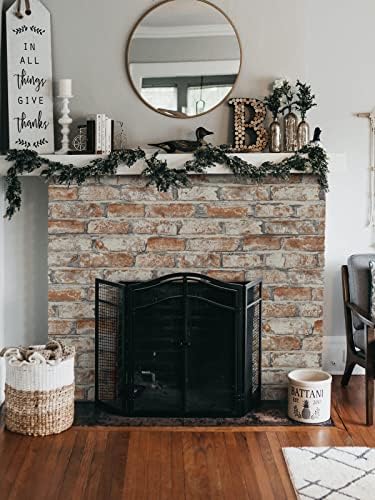 Sevalo Brick Wallpaper Peel and Stick Brick Contact Paper Red 17.3“×315” - Image 3