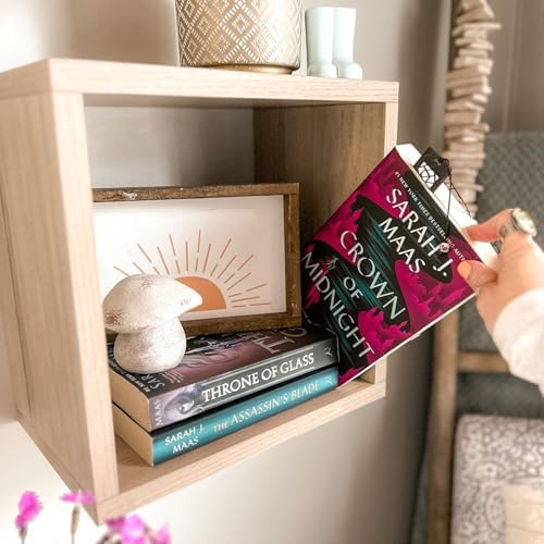 Kaboon Cube Floating Shelves Set2, Display Shelves Wall Mount 7.75" D x 12.5" W - Image 6