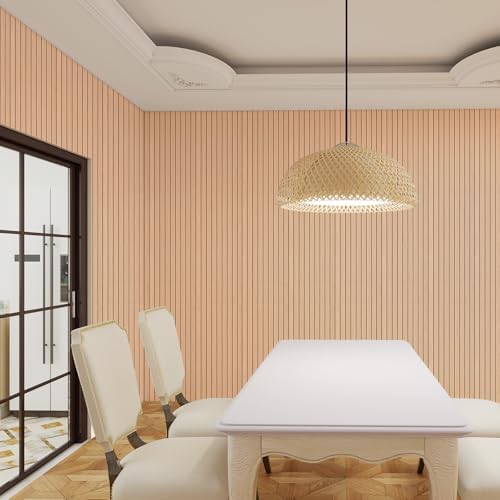3D Faux Wood Slat Wall Panel – Peel and Stick Self Adhesive Soundproof Foam - Image 6