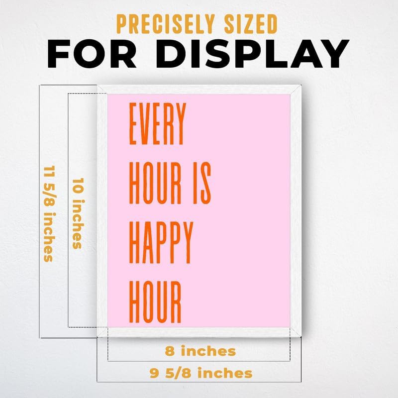 InkFlow Posters Every Hour Happy Hour Canvas Poster - Image 3