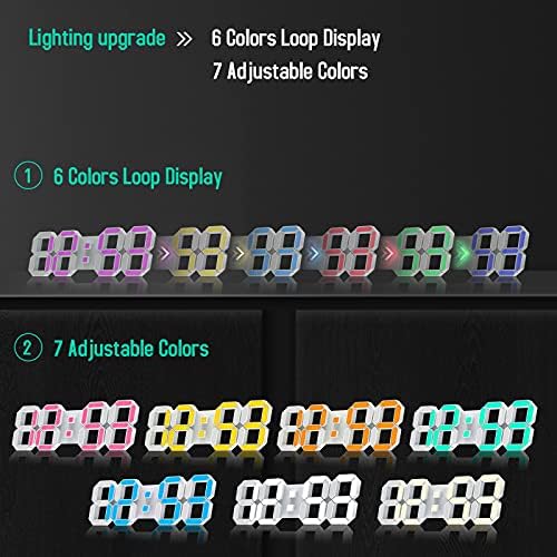 15" Larger 3D LED Wall Clock - Image 3