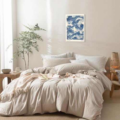Wframed Yasuragi Waves Canvas Wall Art 16x20in - Image 5