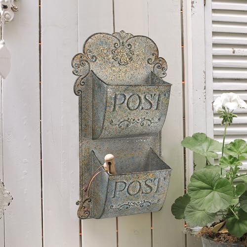 All Chic Metal Wall Planter Outdoor Wall Planter Rustic Wall Mount Planter Wall - Image 5