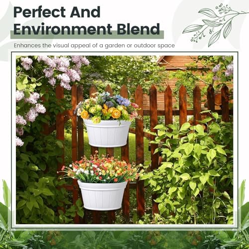 Layhit 6 Pcs Wall Hanging Planters, 10 Inches - Image 6