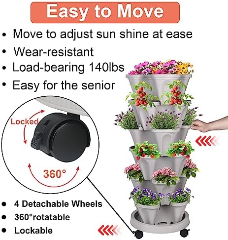 GameXcel Vertical Planter Tower - Image 5