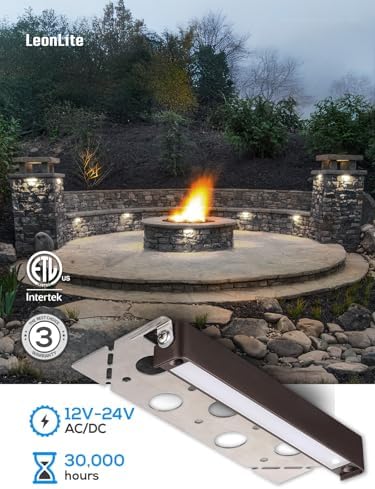 LEONLITE 8-Pack 7 Inch LED Hardscape Lighting, 5000K Daylight - Image 5