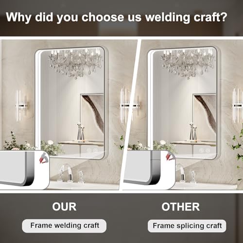 28x36 Inch LED Bathroom Mirror - Image 6
