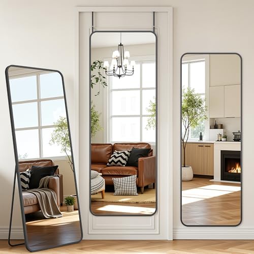 Antok 58" x 20" Full Length Over-the-Door Mirror, Hanging Mirror by AntokMirror