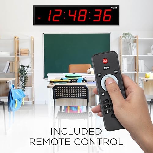 Ivation Oversized Digital Wall Clock - Image 5