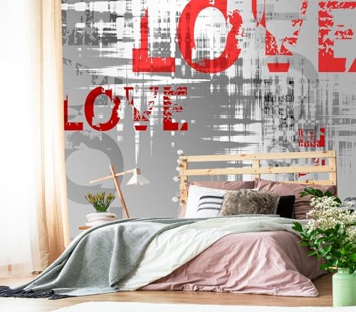 XMPMBM-Graffiti Art backsplash Large Decorative Wallpaper Colorful Alphabet by Moredurableandtear-resistantthantraditionalwallpaperwithexcellentadhesion