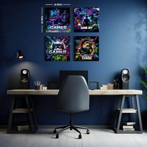 Gamer Wall Art Cool Game Room Decor - Image 3