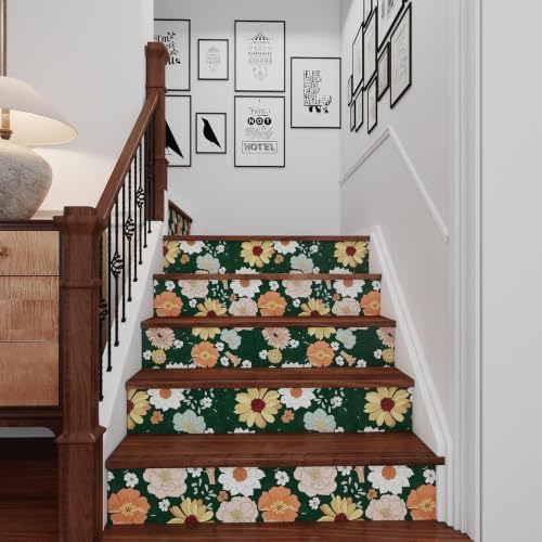 17.7" x 197" Floral Wallpaper Peel and Stick Vintage Floral Contact Paper Boho - Image 6