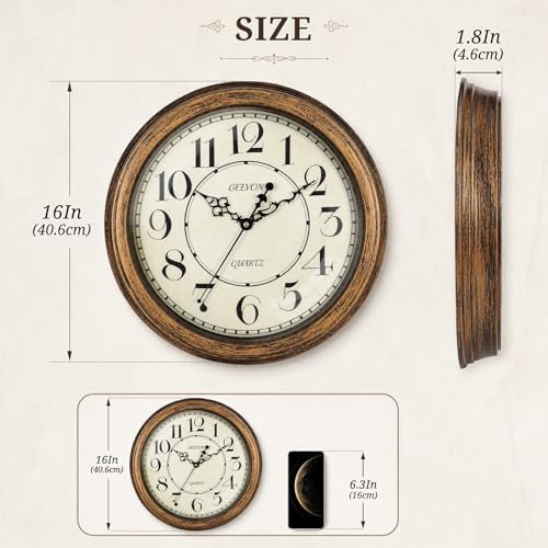 Geevon Vintage Wall Clock - Image 3